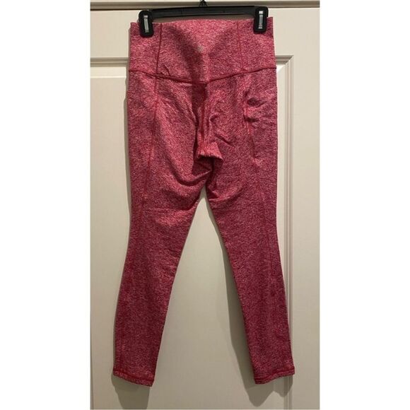 Athleta Salutation Stash Pocket Softluxe Tight Red M - Picture 4 of 5
